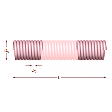 Tira muelle de tracción DIN 2097 M05LE7660