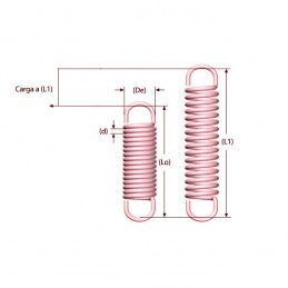 Extension spring M02LE5010