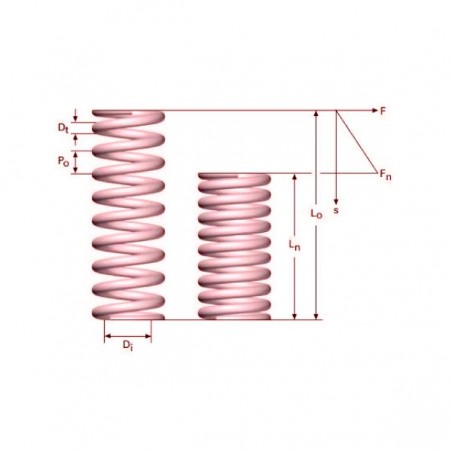 Compression spring M01LE1117