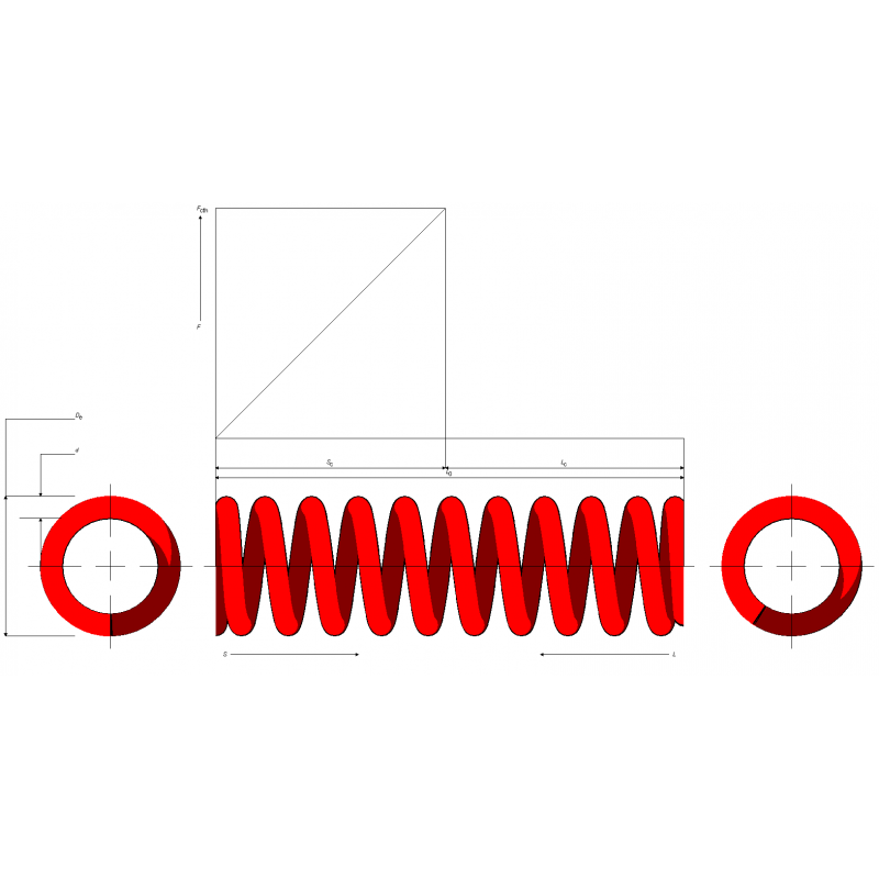 kit 2 muelles racing spring SM80-140SR