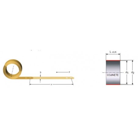 Slide bearing M15LE1050