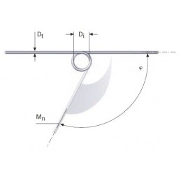 Muelle torsion s/DIN 2089 M06LE8315