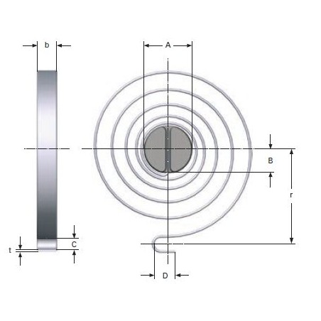 CLOCK SPRING M20LE900