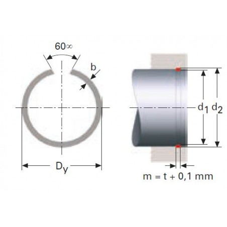 RECTANGULAR SECTION RINGS FOR HOLES M23LE7766