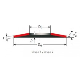 MUELLE DE DISCO DIN 2093 M12LE4302