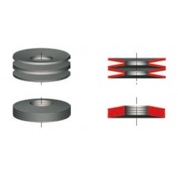 MUELLE DE DISCO INOXIDABLE M12LE7901