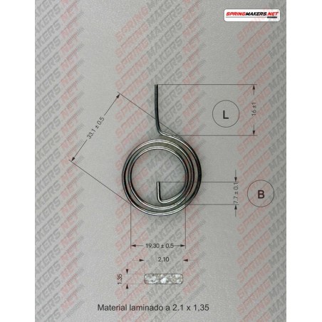 Lock lever spring M38MFPF2132