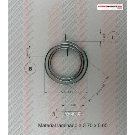 Muelle maneta cerradura M38MFPF2141