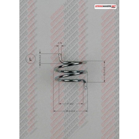 Lock lever spring M38MFPF2143