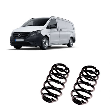 Kit de 2 muelles traseros reforzados para Mercedes Vito W447 (3956806)