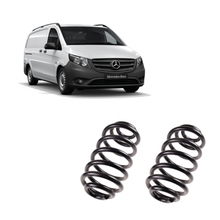 Kit de 2 muelles traseros reforzados para Mercedes Vito Bus / Van (MB9586524)