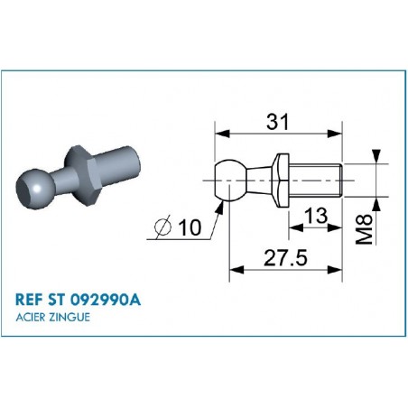 copy of Terminal de ojal para M6