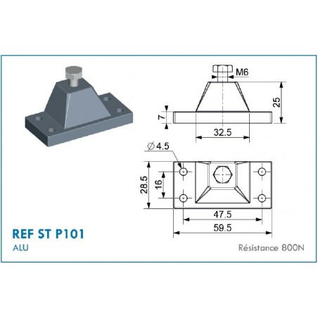 copy of Terminal de ojal para M6